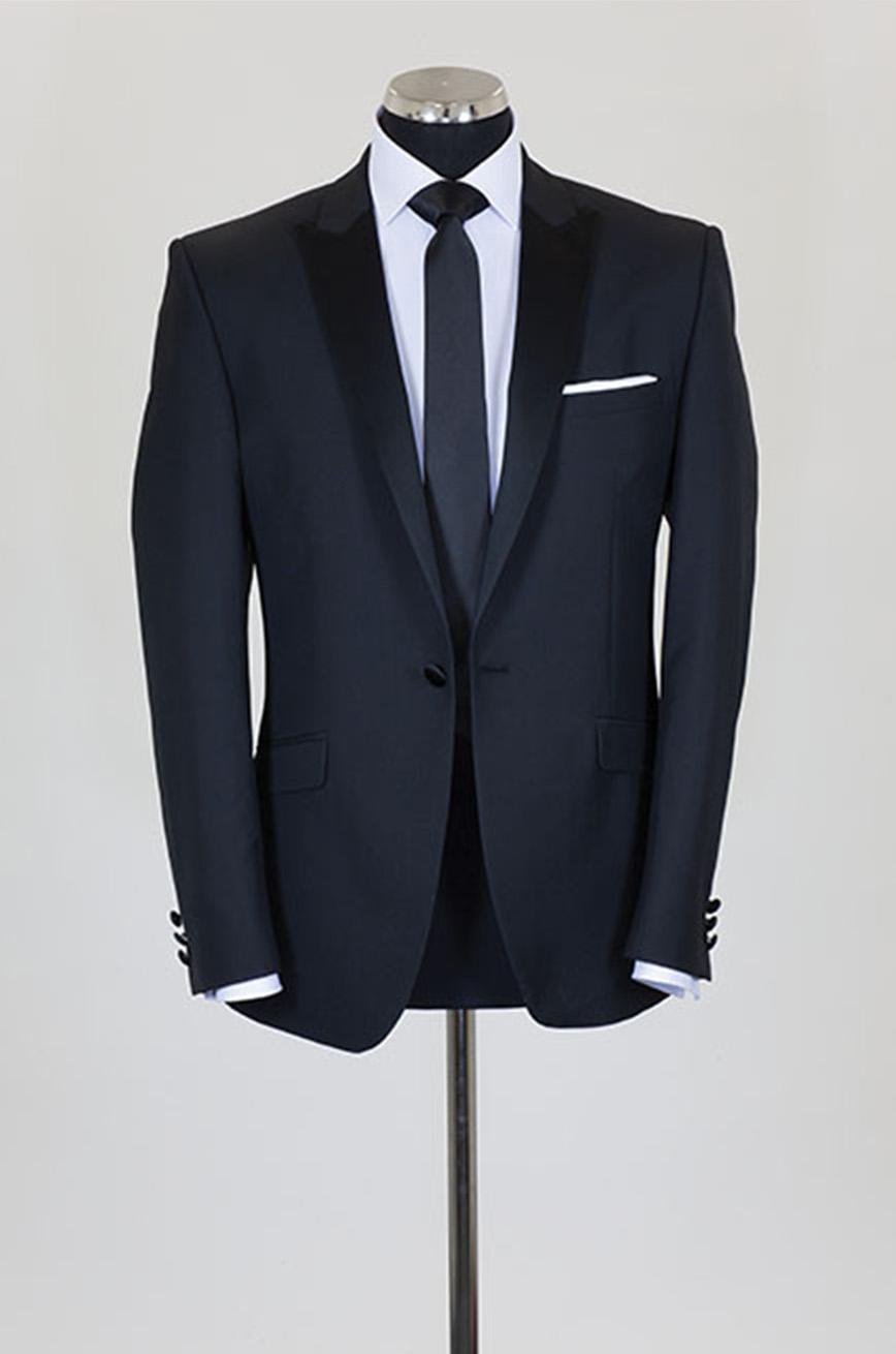 Black Slimfit Dinner Suit